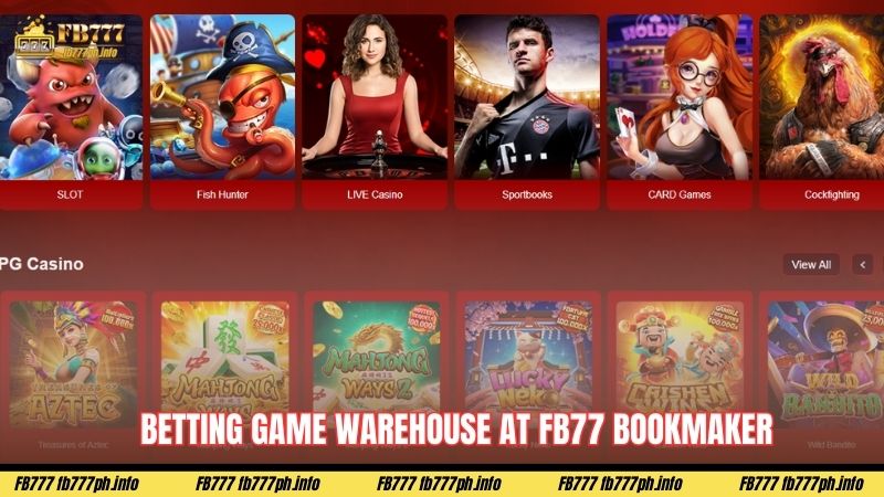 Betting Game Warehouse at FB77 Bookmaker