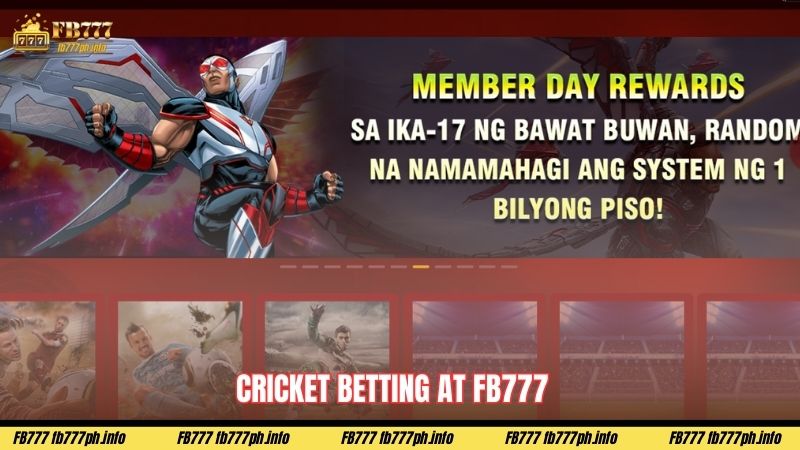 Cricket betting at FB777