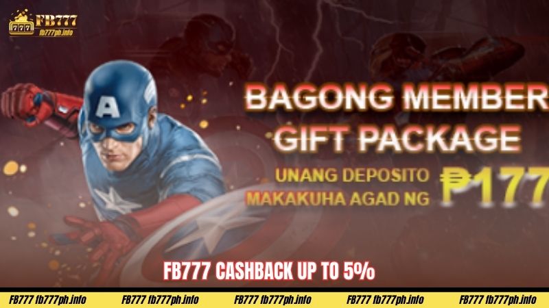 FB777 cashback up to 5%