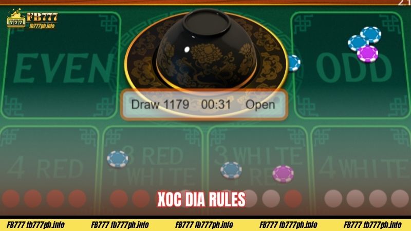 Xoc Dia Rules