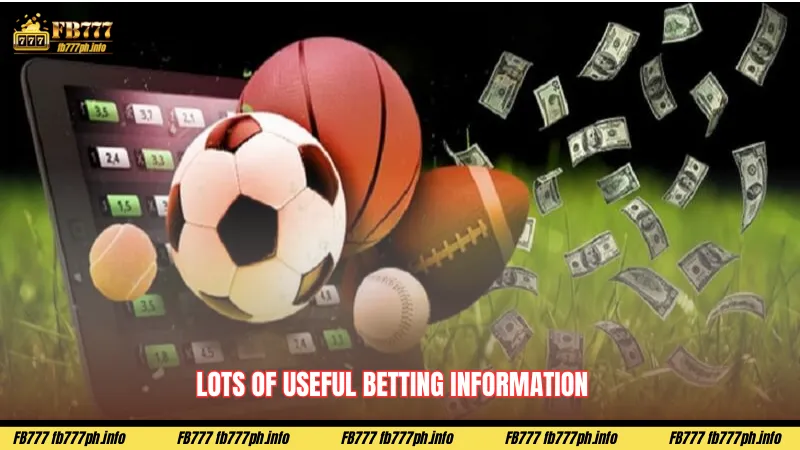 Lots of useful betting information